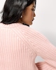 image 4 of F&F Chunky Knitted Cardigan in Pink
