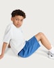 image 4 of F&F Boys Cotton Rich Drawstring Shorts in Blue