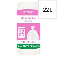 Tesco 30 Pedal Bin Liners 22L
