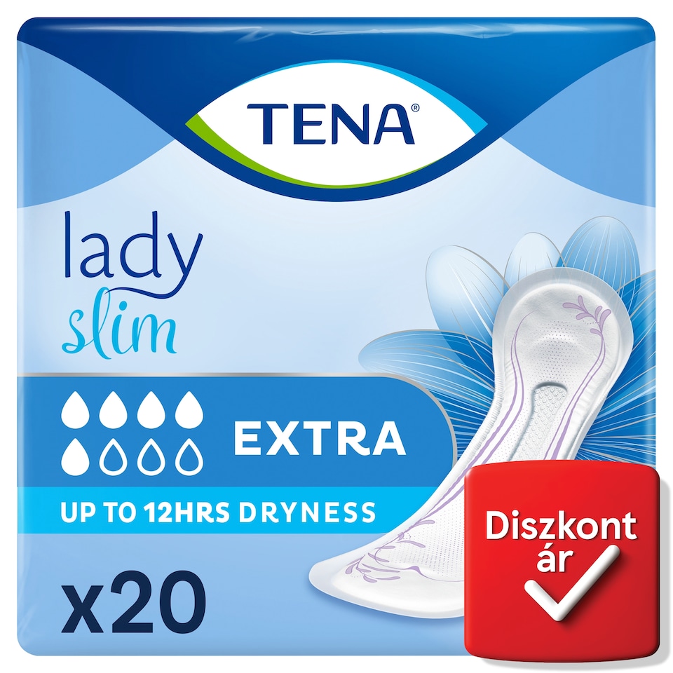 Tena Lady Slim Extra puha inkontinencia betét rendszeres vizeletvesztésre 20 db  1. kép