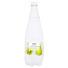Tesco Hint Of Kiwi And Pear Sparkling Water 1L