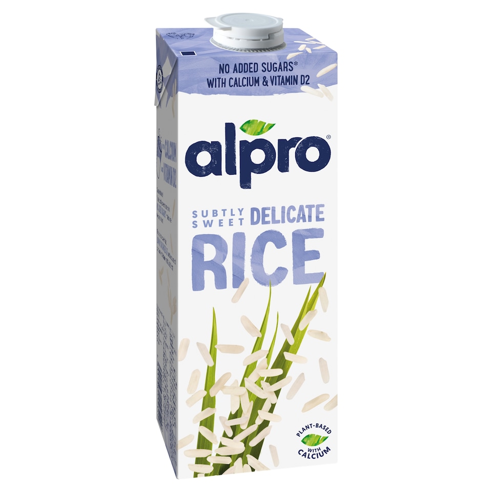 Alpro Low-Fat Rice Drink with Added Calcium and Vitamins 1 l