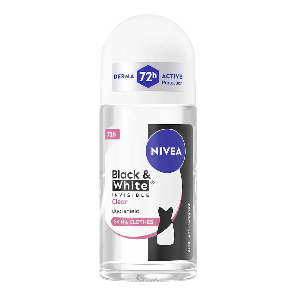 NIVEA Black & White Original Anti-Perspirant Deodorant Roll-On 50ml
