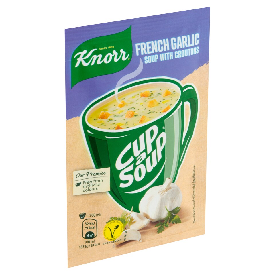 Knorr Cup a Soup Francouzská česneková instantní polévka s krutony 18g