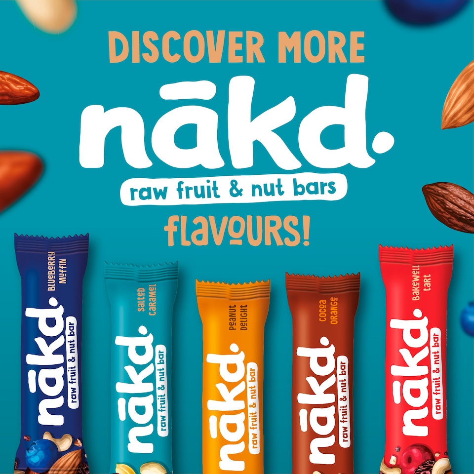 image 1 of Nakd Fruit & Peanut Bars - Salted Caramel 4 Pack 35g