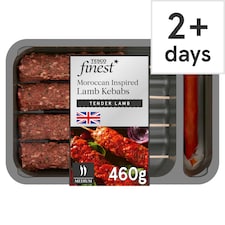 Tesco Finest Moroccan Inspired Lamb Kebabs 460G