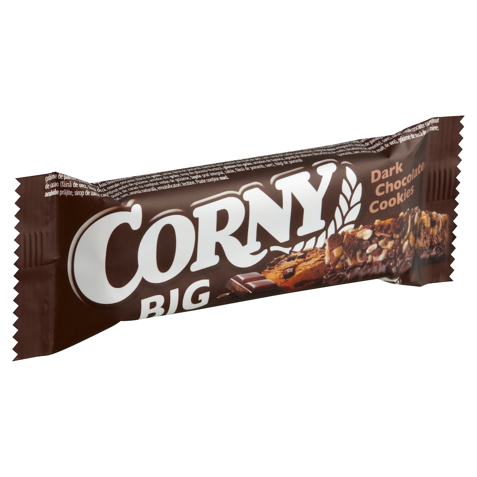 Corny Big müzliszelet kiváló minőségű étcsokoládéval és kakaós keksszel 50 g  1. kép