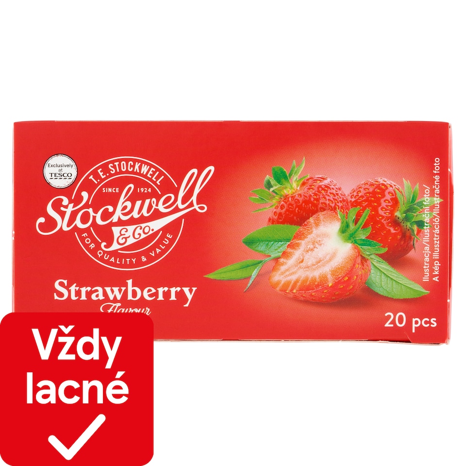 Stockwell & Co. Strawberry Flavor Fruit Tea 20 x 2 g (40 g)