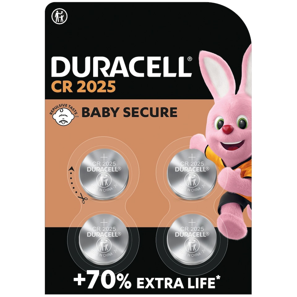 image 1 of Duracell 2025 4 Pack