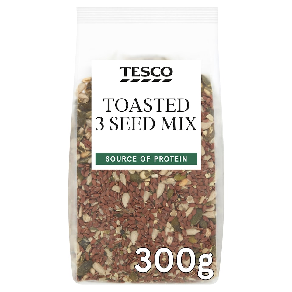 Tesco Toasted 3 Seed Mix 300G