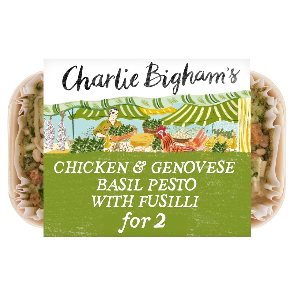 Charlie Bigham's Chicken & Genovese Basil Pesto with Fusilli 584g