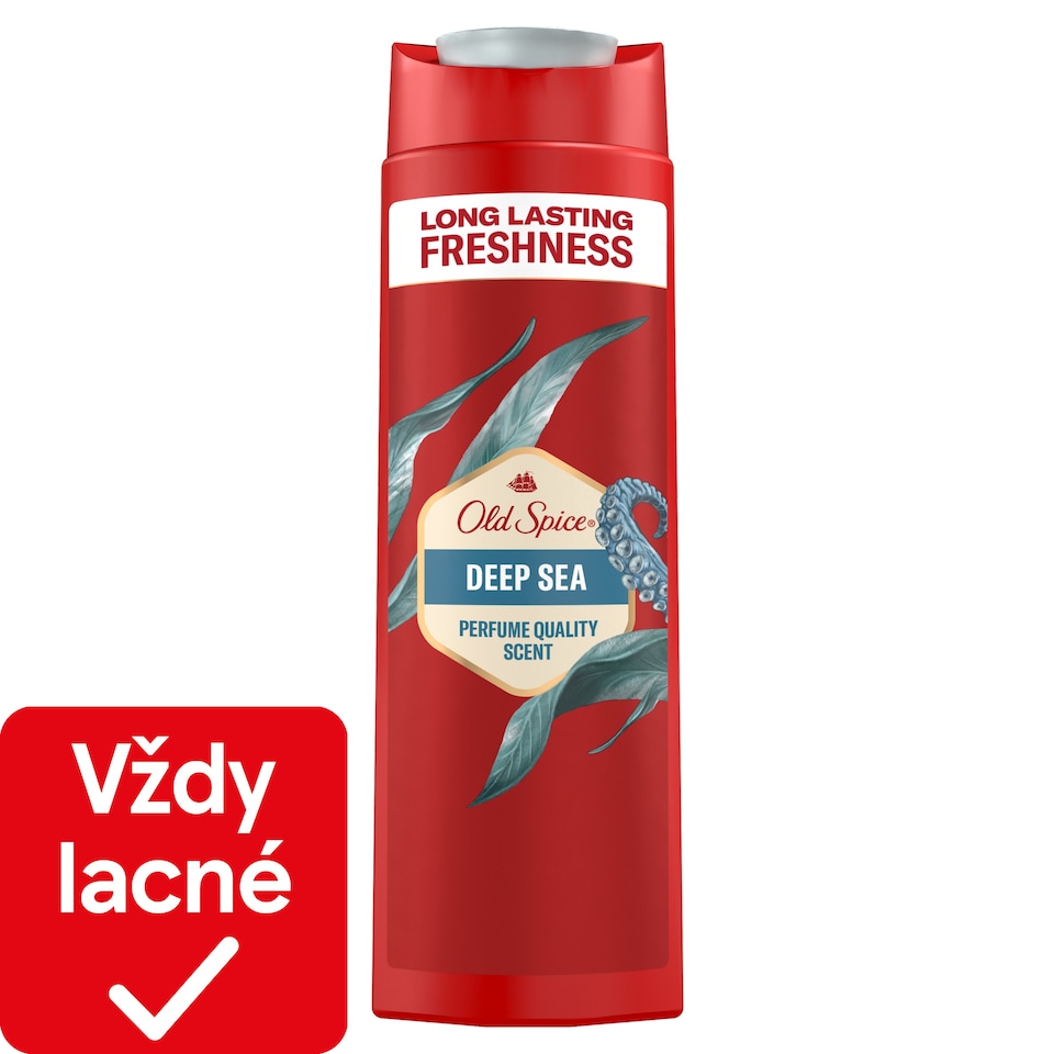 image 1 of Old Spice Deep Sea Men’s Shower Gel & Shampoo 400ml Multi-Use 3-in-1 Hair-Face-Body Wash