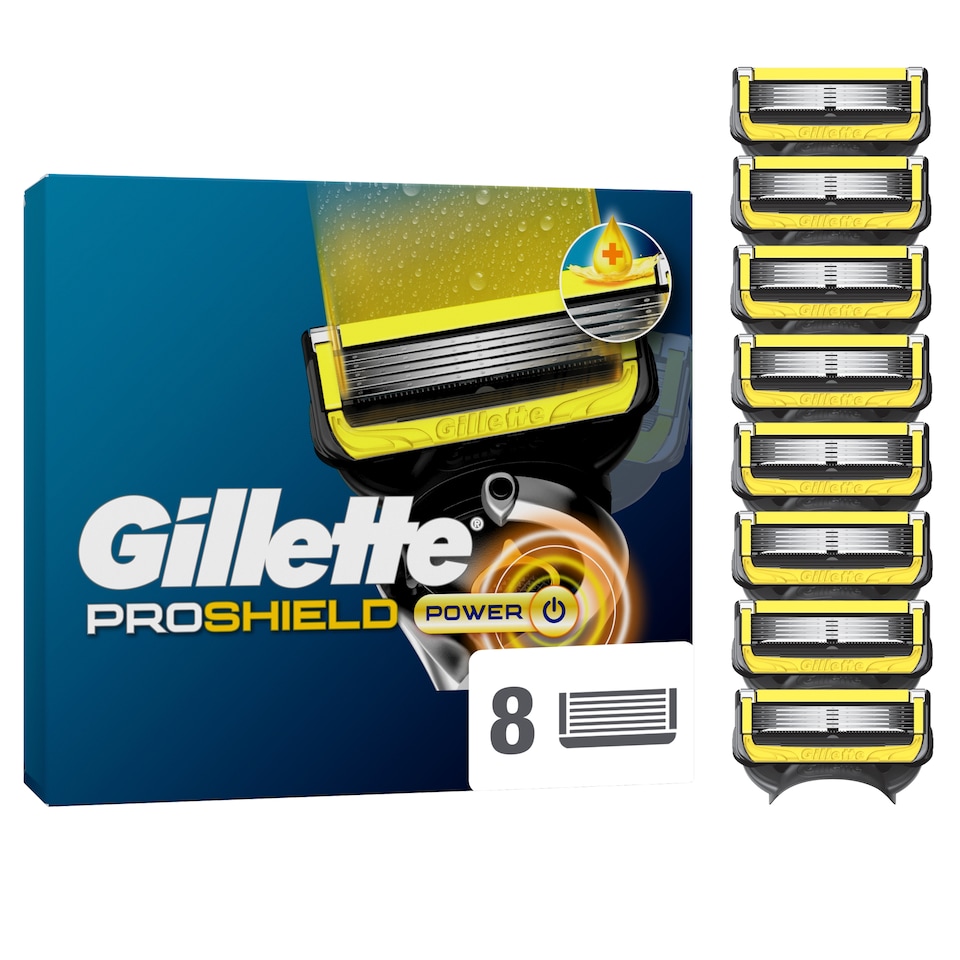 image 1 of Gillette ProShield Power Men's Razor Blades Refills 8 Pack