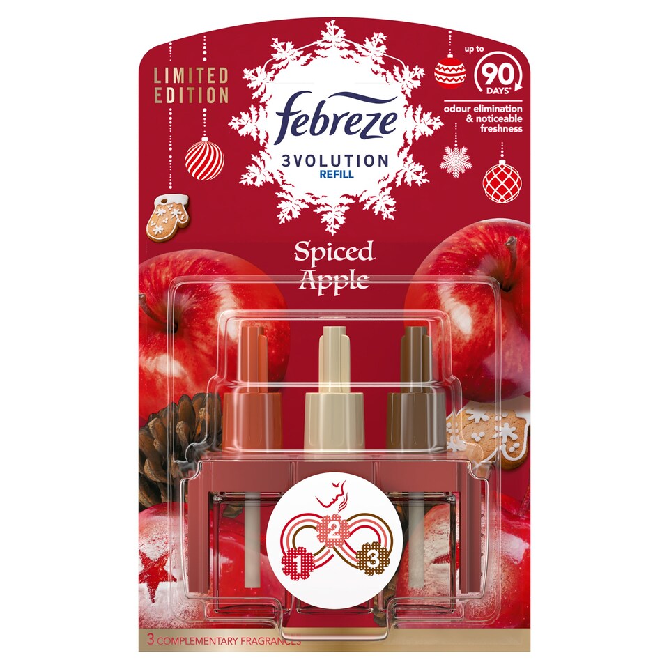 Febreze Ambi Pur 3Volution Spiced Apple Refill 20Ml Tesco Groceries