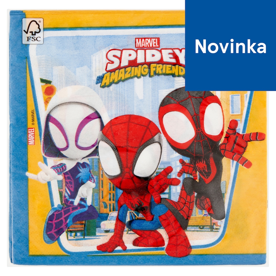 Decorata Party Marvel Spidey Amazing Friends servítky 2-vrstvové 33 x 33 cm 20 ks
