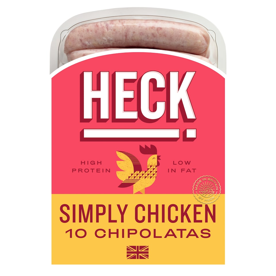 Heck Simply Chicken Chipolatas 340G