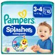 image 1 of Pampers Splashers Baby Shark Size 3-4 Swim Nappies 12 Pack
