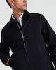 image 2 of F&F Pure Cotton Corduroy Collar Zip Front Jacket in Black