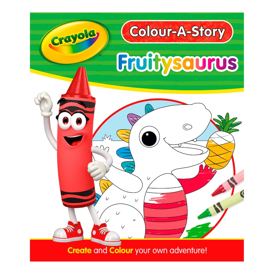 Crayola Colour A Story Fruitysaurus