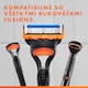 image 5 of Gillette Fusion5 Razor Cart Refills for Men, 4 Razor Blade Refills, 5 Blades, Precision Trimmer
