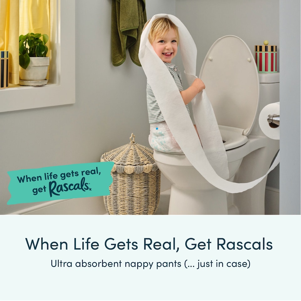 image 1 of Rascals Premium Cocomelon Nappy Pants Size 7 22 Pack