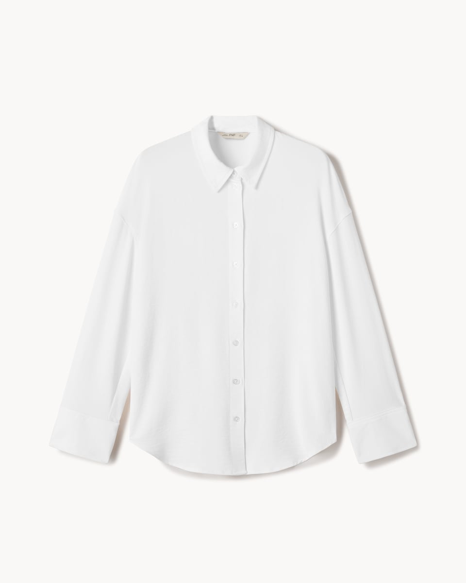 image 1 of F&F Long Sleeved Shirt in White