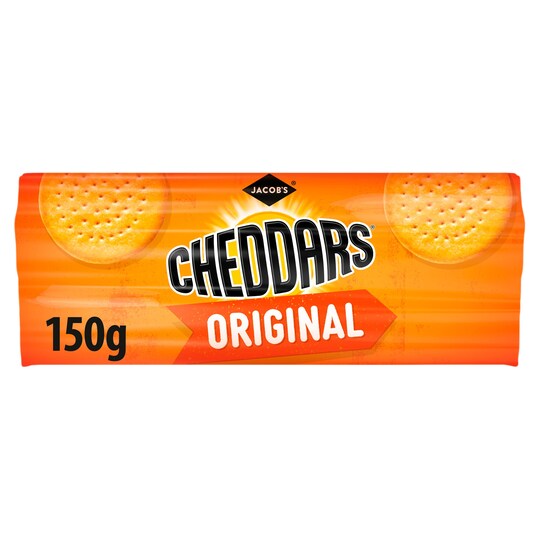 Jacobs Baked Cheddar Biscuits Cheese 150G Tesco Groceries