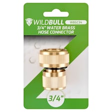 WildBull WBGC34 3/4" mosazná hadicová spojka na vodu