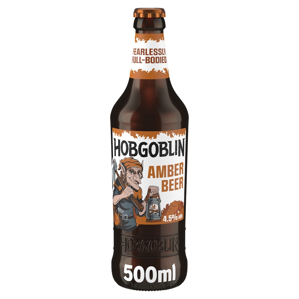 image 1 of Hobgoblin Amber Ale Beer Bottle 500ml