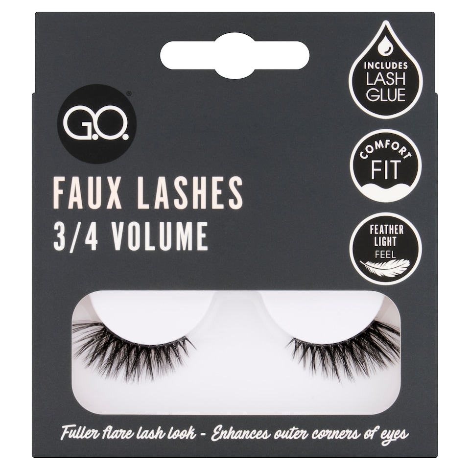 G.O. Faux Lashes 3/4 Volume