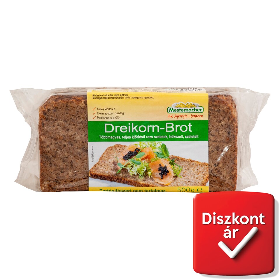 MESTEMACHER háromgabonás kenyér 500 g