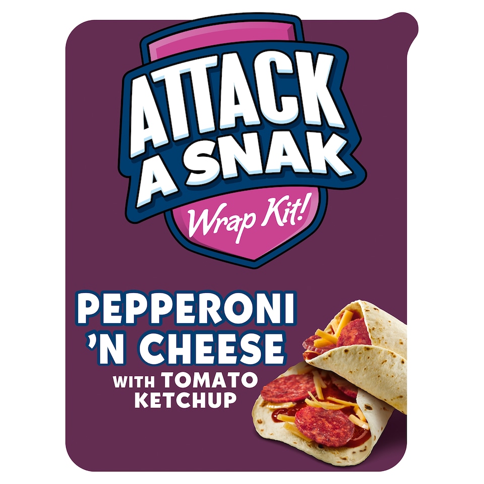 image 1 of Attack A Snak Pepperoni & Cheese Wrap Kit 83G