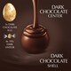 image 2 of Lindt Lindor Dark Chocolate Egg with 70% Cocoa Truffles 260g
