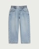 image 3 of F&F Boys Pure Cotton Wide Leg Jeans in Blue