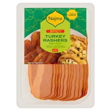 Najma Spicy Turkey Rashers 150g