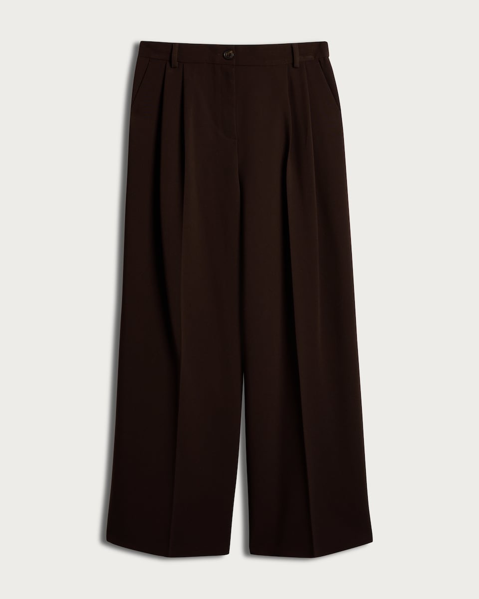 image 1 of F&F Super Wide Leg Trousers in Multi