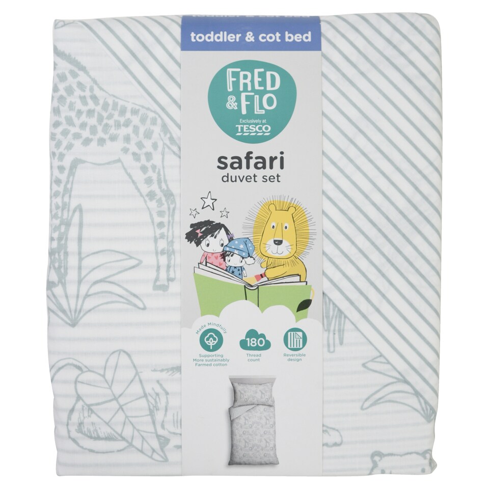 Fred & Flo Safari Toddler Bedding Set