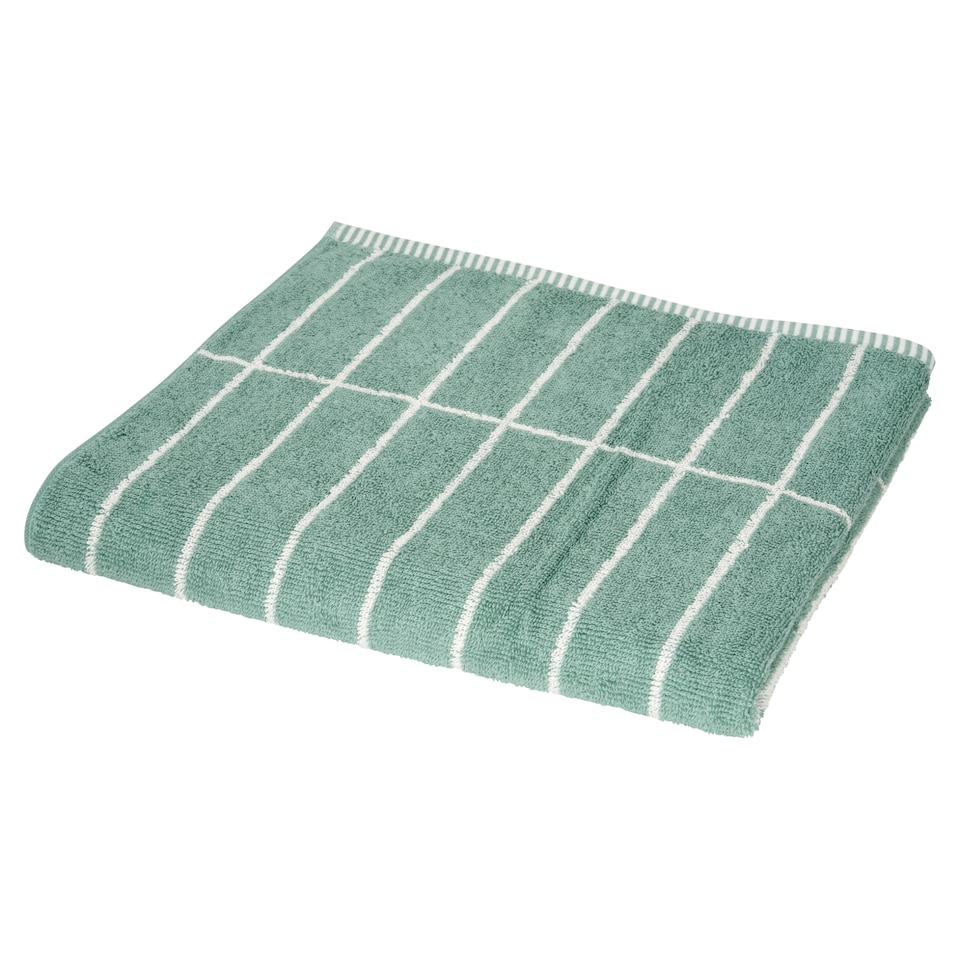 F&F Home Green Design Recycled Cotton Low Twist Hand Towel