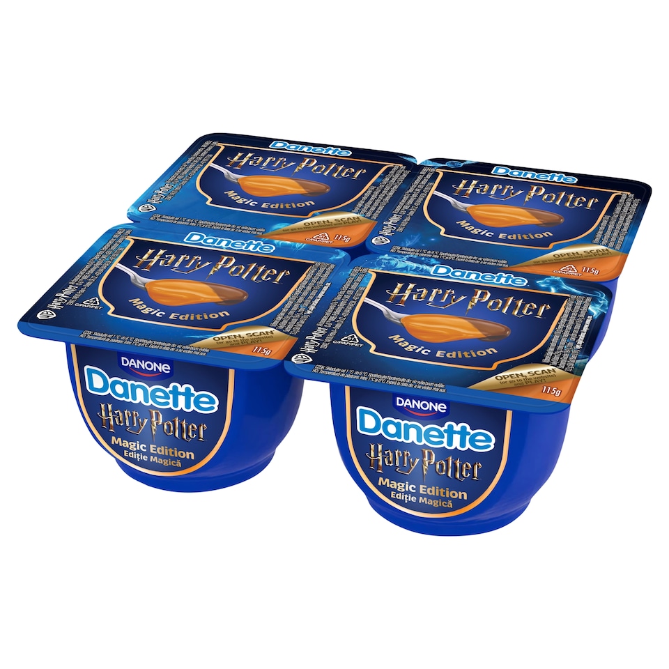 Danone Danette Magic Edition Harry Potter sós karamellás-csokoládés puding 4 x 115 g (460 g)  1. kép