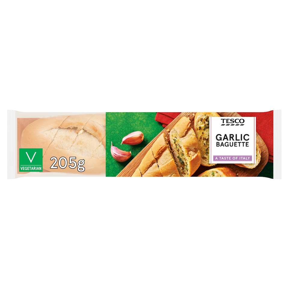 Tesco Garlic Baguette 205G