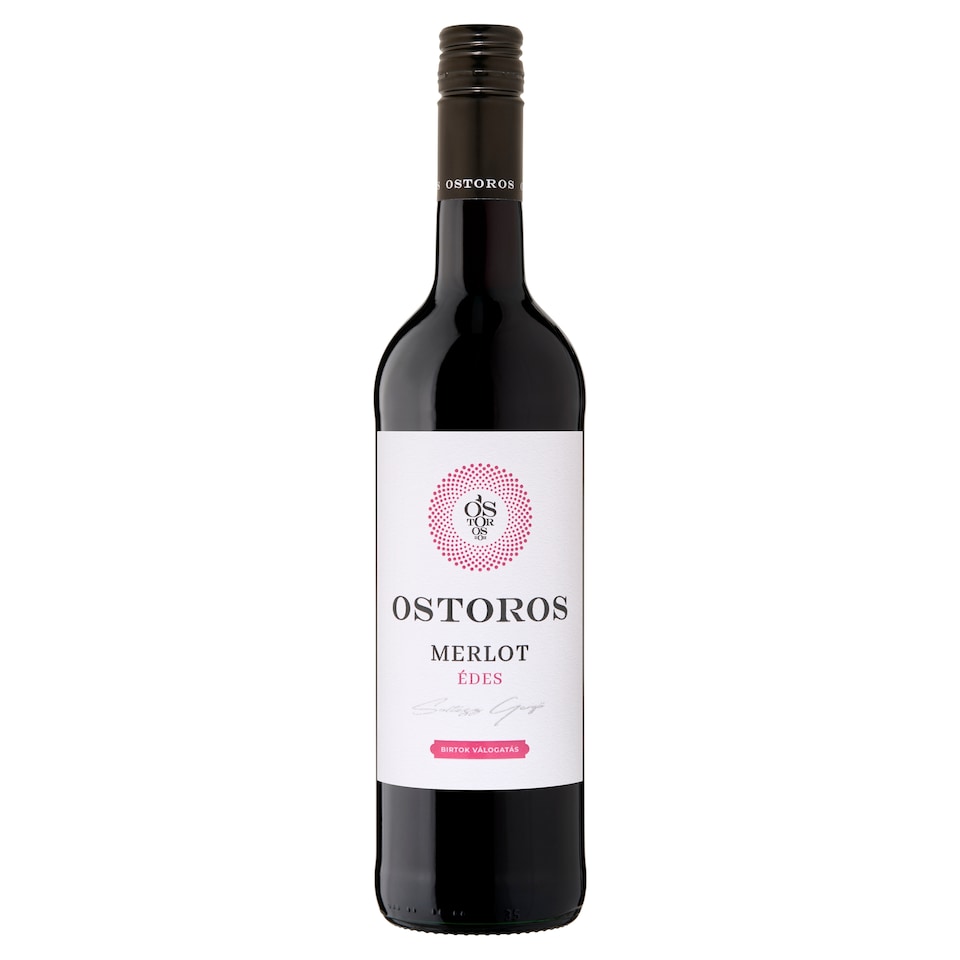 image 1 of Ostorosbor Felső-Magyarországi Merlot Sweet Red Wine 10,5% 750 ml