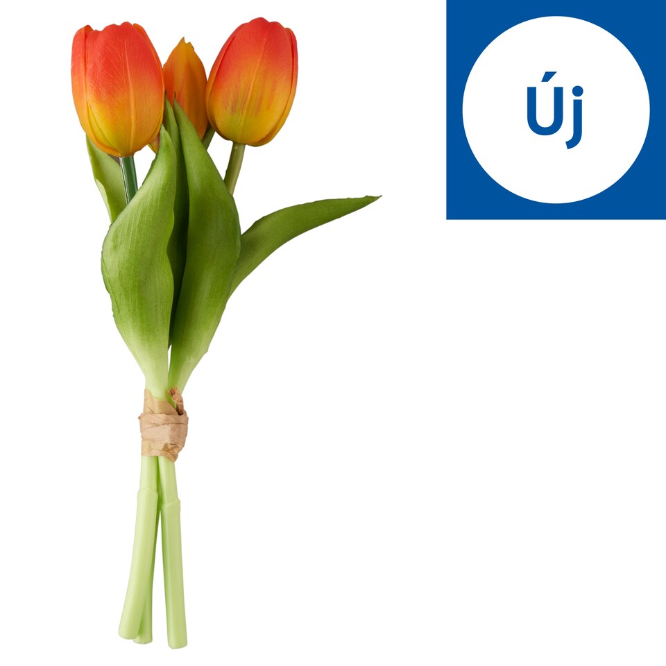 Jumi tulipán 3 db-os művirág csokor 25 cm