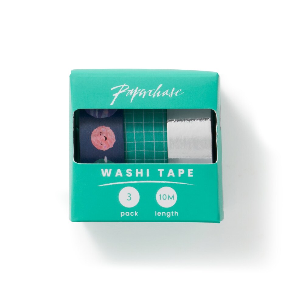 Paperchase Happy Space Set of 3 Washi Tapes