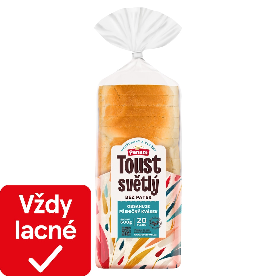 Penam Chlieb toastový svetlý 500 g
