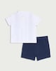 image 2 of F&F Baby 2-Piece Pure Cotton Set in Blue