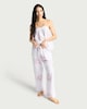 image 2 of F&F Pure Cotton Sun Embroidered Drawstring Pyjama Bottoms in Cream