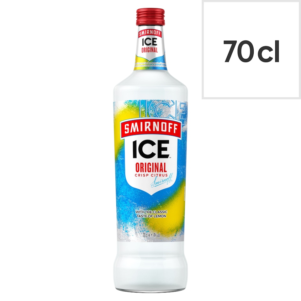 Smirnoff Ice Vodka Mixed Drink Bottle 4% Vol 70cl