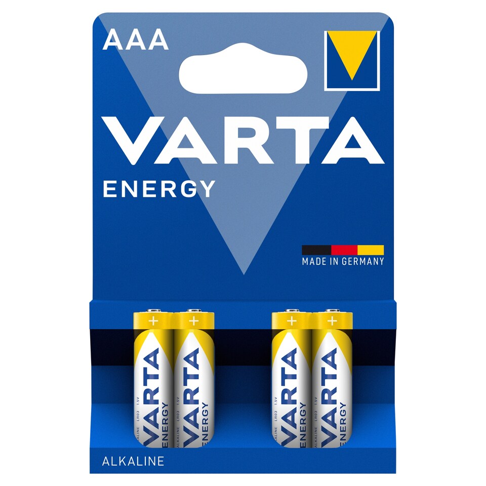 Varta Energy AAA LR03 1,5 V High Performance Alkaline Battery 4 pcs