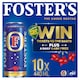 image 1 of Foster's Lager Beer Can 10x440ml
