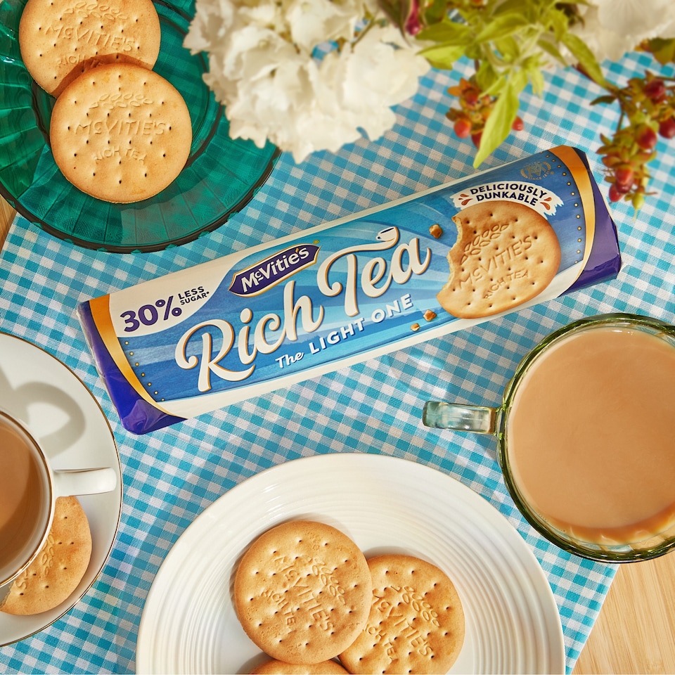 image 1 of McVities Rich Tea The Light One Biscuits 300g